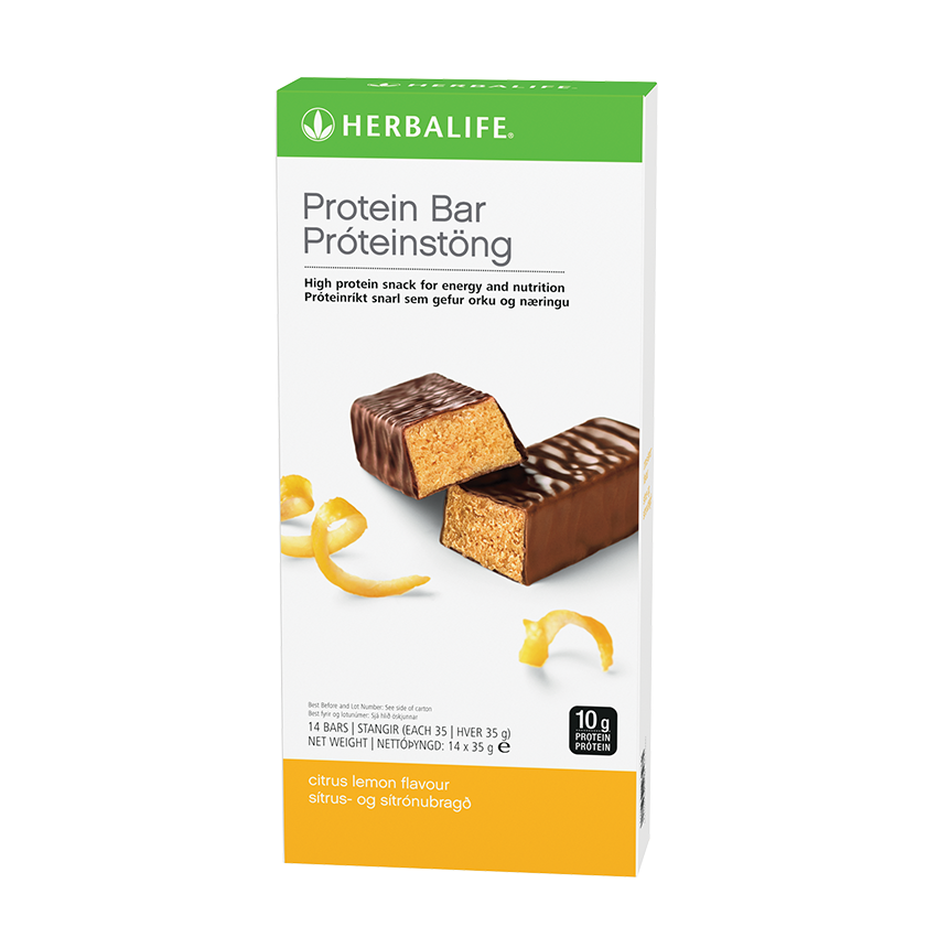 Protein Bars Citrus Lemon. 14 bars per box