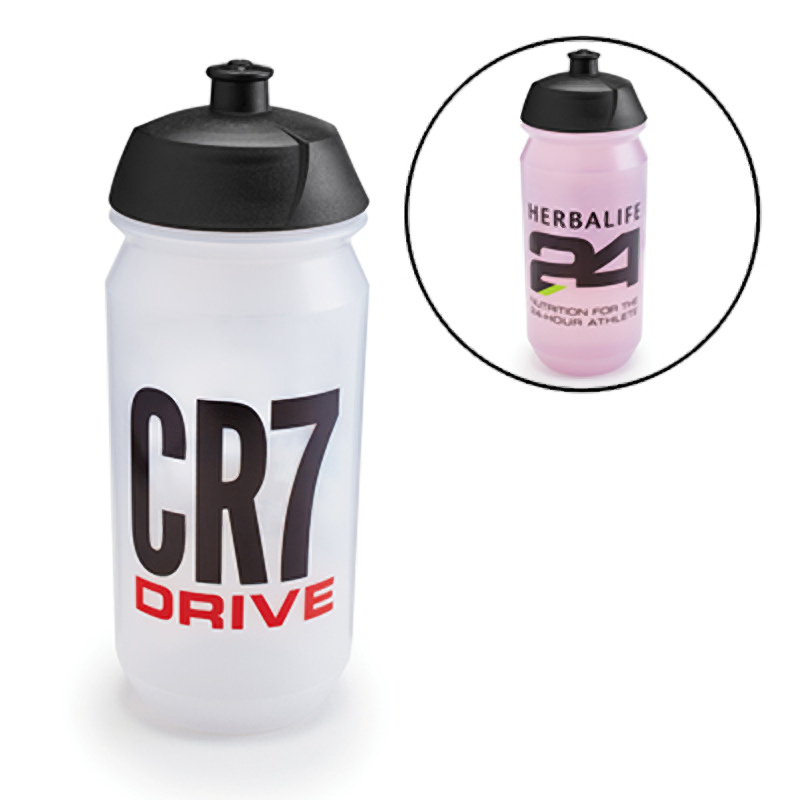 CR7 Drive sport water bottle - Transparent 550 mL